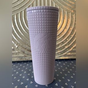 Starbucks lilac flat studded tumbler. No straw.